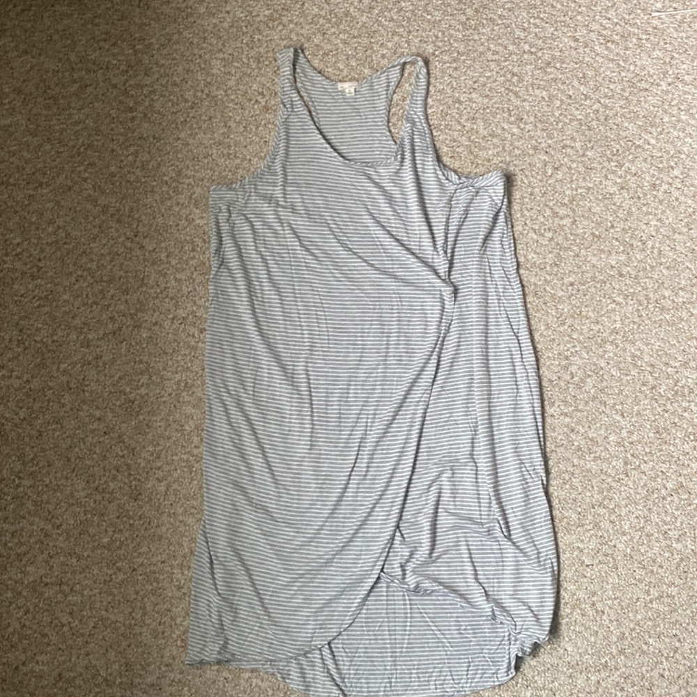 Women’s Faux wrap racerback dress